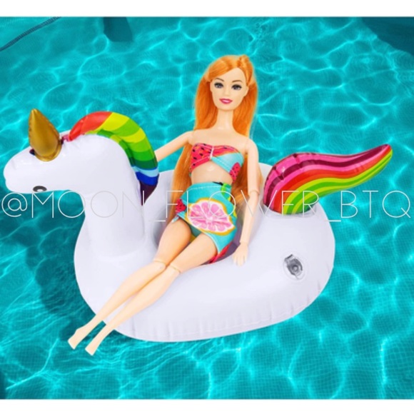 Inflatable Unicorn Drink Holder - Picture 2 of 3